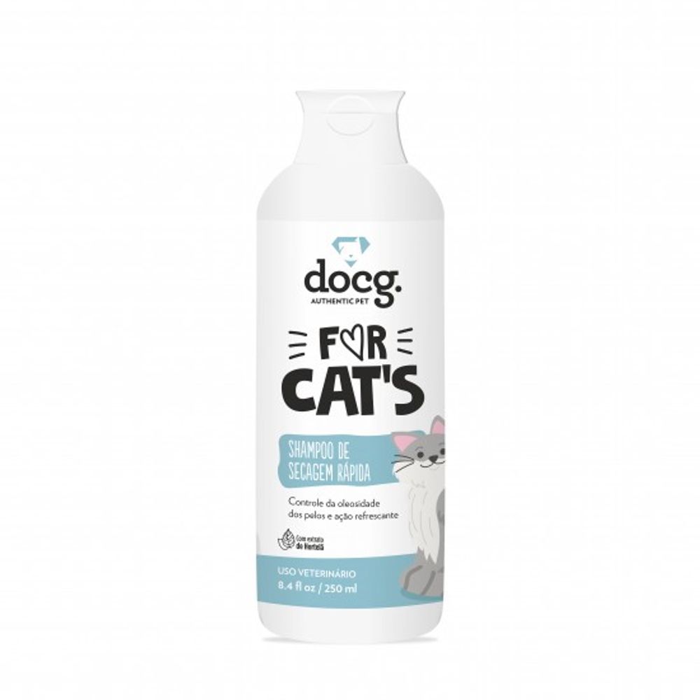 Shampoo Secagem Rápida For Cats - 250ml