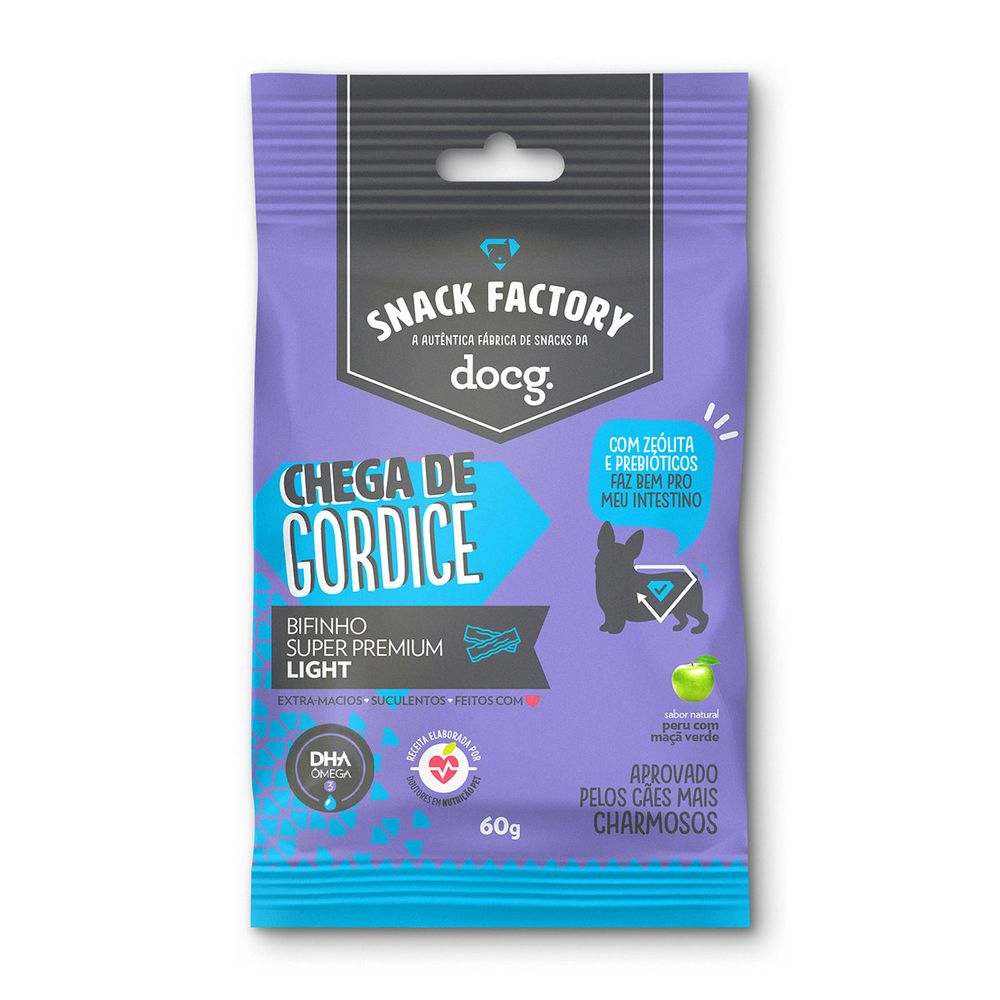 Bifinho Super Premium Light Chega de Gordice - 60g