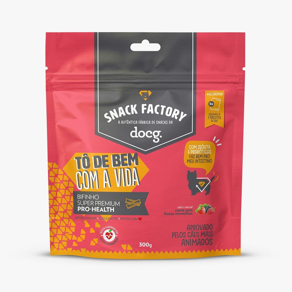 Bifinho Super Premium Tô de Bem com a Vida - 300g