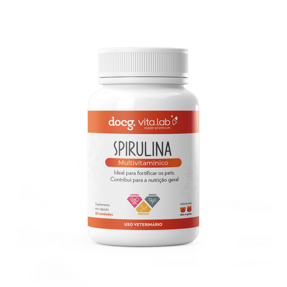 Suplemento Multivitamínico Spirulina -  Cápsula - 30 un