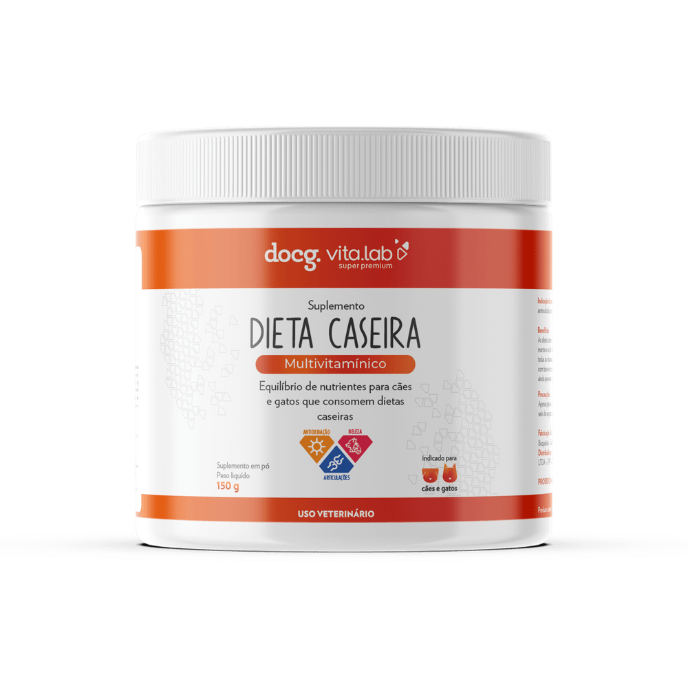 Suplemento Multivitamínico Dieta Caseira - Pó - 150g