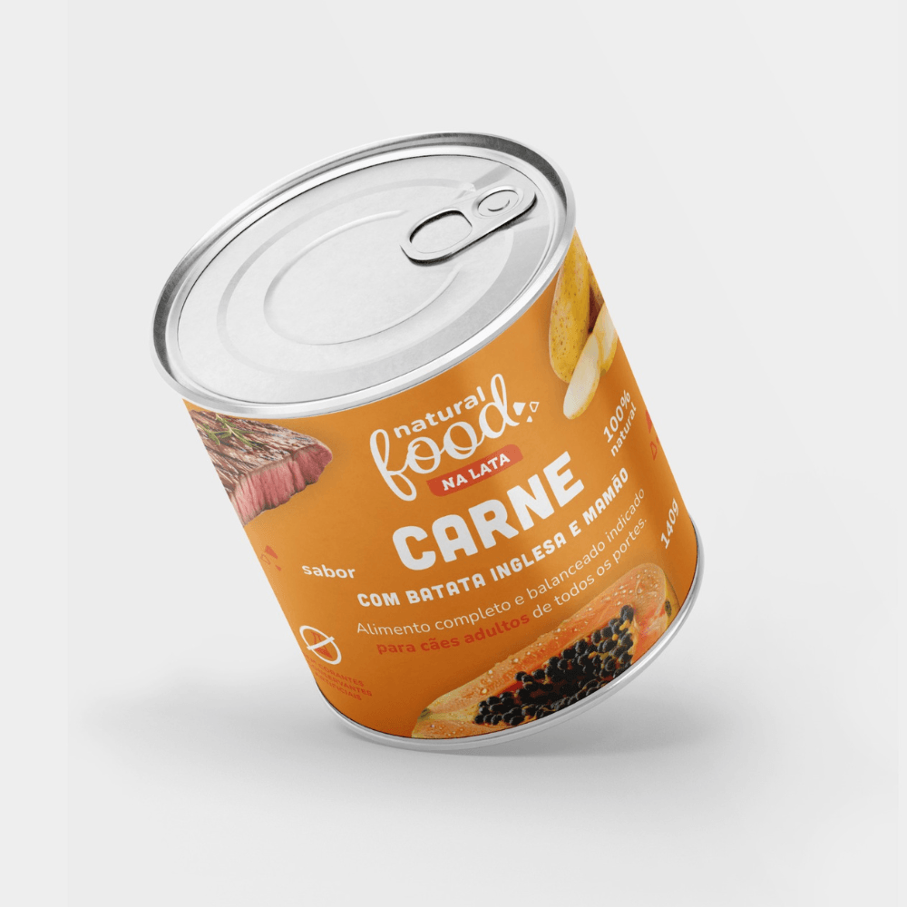 Natural Food Na Lata Carne