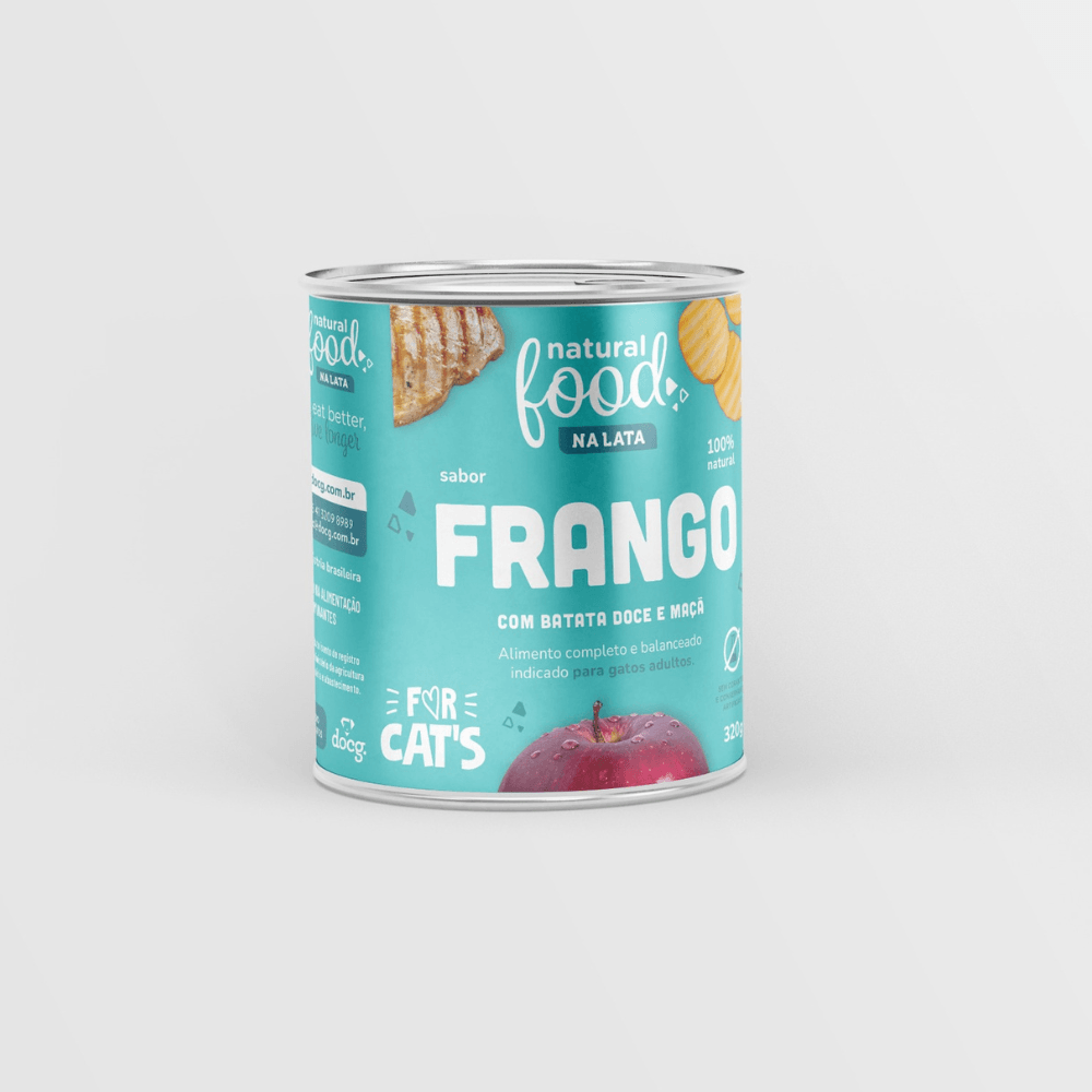 Natural Food Na Lata Frango For Cats - 300g